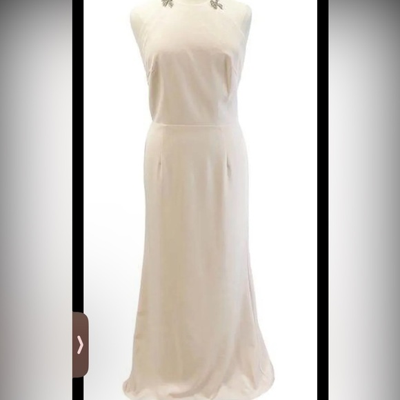 Mac Duggal Dress Neck Halter Size 10 Maxi - Picture 3 of 11